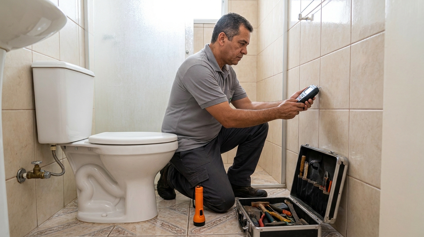 Conserto de Vazamento em Parede
